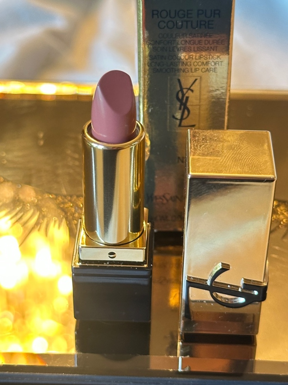 Yves Saint Laurent Satin Lipstick in Muted Mauve Pink